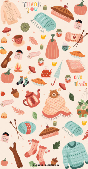 November Wallpaper Ideas Give Thanks Fall Fab