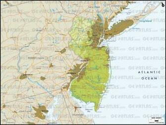 New Jersey United States Atlas Map
