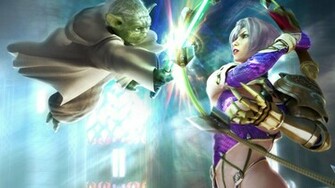 Soul Calibur Iv Yoda And Ivy Desktop Wallpaper
