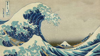 Great Wave Off Kanagawa UHD 4k Wallpaper