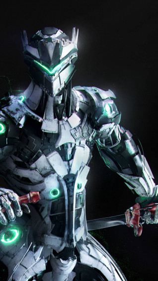 With Red Swords Genji iPhone Wallpaper