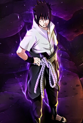 Sasuke Uchiha Poster Exclusive Art Naruto Shippuden New