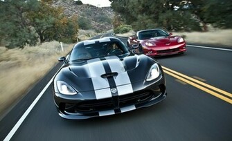 Dodge Srt Viper Gts And Chevrolet Corvette Zr1 HD Wallpaper