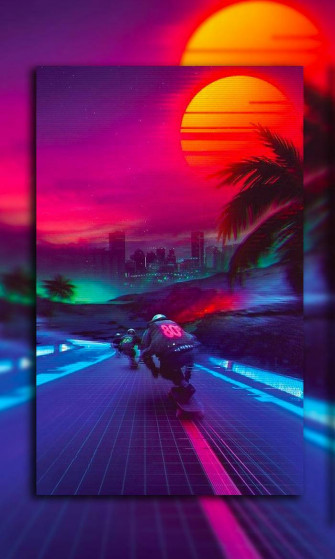 80s Retro Wallpaper