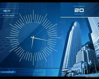 Architecture Clock Screensaver Arc1