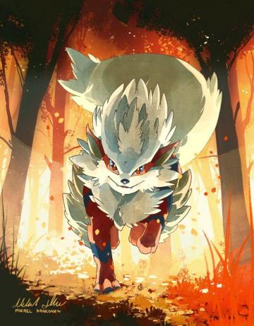 Arcanine The Burning Gust By Mikaelhankonen