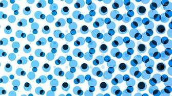 Blue Circle Pattern Wallpaper Abstract