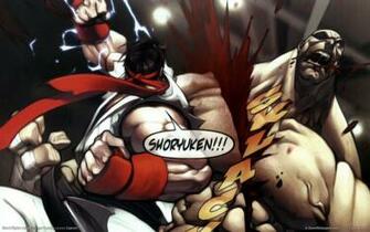 Street Fighter Wallpaper Stock Photos