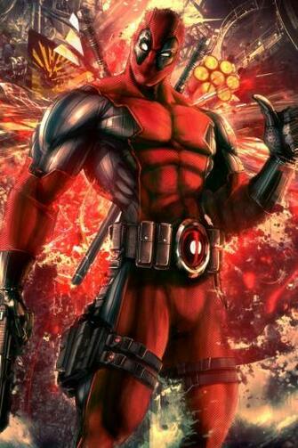 Deadpool Abstract Mercenary Anti Hero Wade Wilson iPhone 4s HD