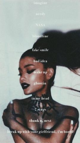 Thank U Next Album Ariana Grande Wallpaper
