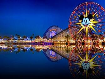 City Lights Cityscapes Ferris Wheels Landscapes Reflective Wallpaper