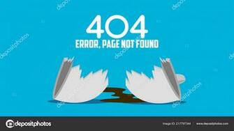Error Website Not Found Graphic Design Stock Illustration