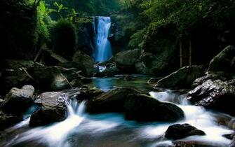 Mountain Waterfall Wallpaper
