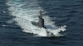 Submarine At Sea Wallpaper And Image Pictures Photos