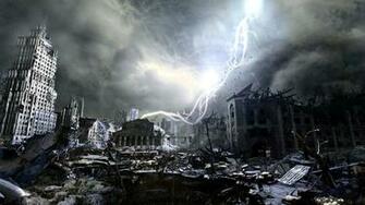 Cityscapes Ruins Wallpaper Image