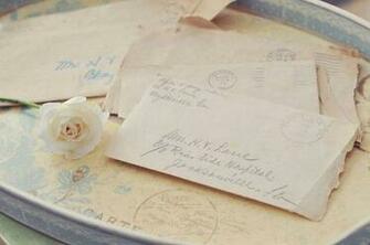 Old Love Letter Wallpaper