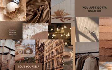 Brown Desktop Picture Aesthetic iPhone Wallpaper Cute Simple