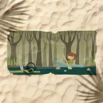 Swamp Beach Towel By Lizurso Society6