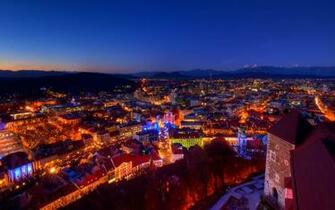 Alpen Kerstmis Sloveni Wallpaper