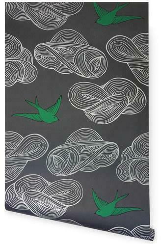 Daydream Wallpaper Gray Eclectic Hygge West