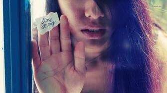 Stay Strong Wallpaper Typography