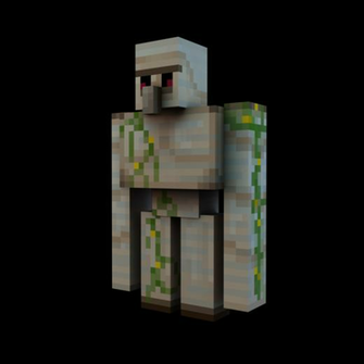 Minecraft Iron Golem Wallpaper Render
