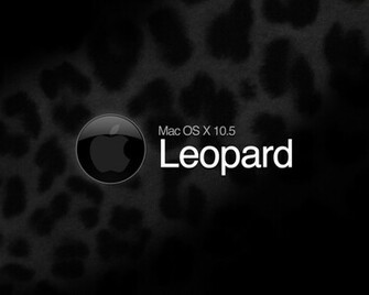 Wallpaper Best Size Mac Os X Leopard Black
