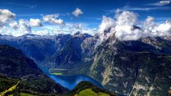 Mountains And River Wallpaper