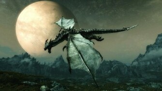 Dragon Flying Over The Land Wallpaper And Image