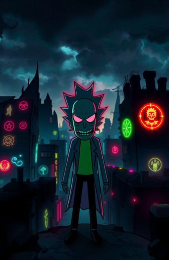 Evil Morty Wallpaper