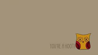 Cute Owls Wallpaper Desktop You Re A Hoot