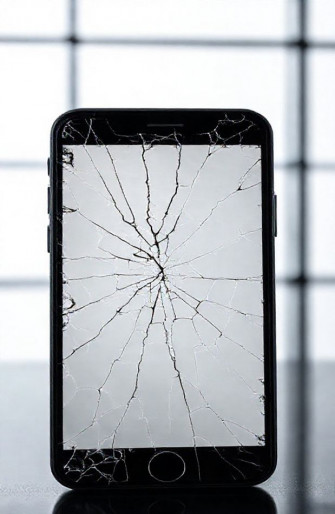Cracked Screen Prank Wallpaper
