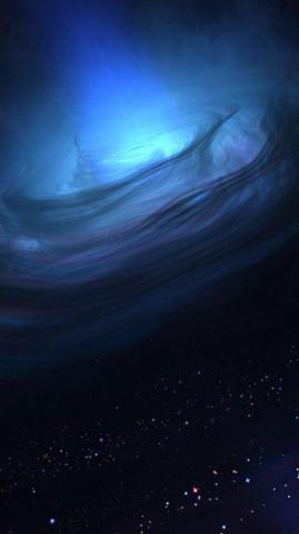 Quasar 3d Render iPhone Plus HD Wallpaper For