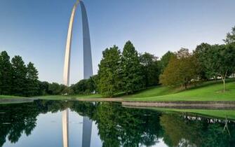 The Gateway Arch In St Louis Wallpaper