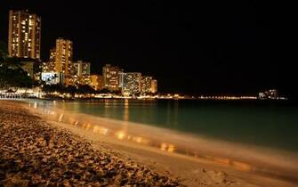 Beach At Night Desktop Background Net