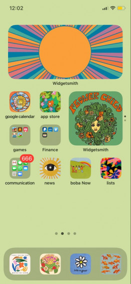 Indie Y2k Ios14 Home Screen iPhone Wallpaper Ios