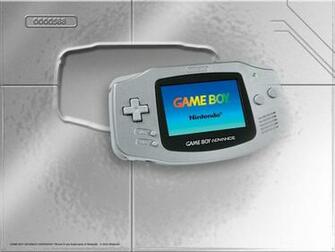 Game Boy Advance Platinum Papel De Parede Sobre