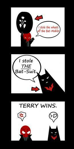 Red Hood Vs Batman Beyond By Crimsonhorror