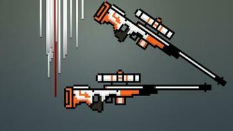 Awp Asiimov Counter Strike 2d Skins Gamebanana