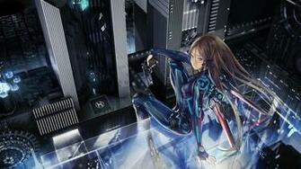 Cyberpunk Background Net