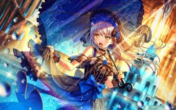 Wallpaper Minato Yukina Rain Bang Dream Protagonist