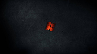 Rugged Black Windows HD Wallpaper