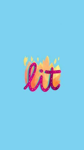 Cute Blue Lit Snapchat Background Wallpaper iPhone