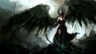 Grim Reaper Girl HD Wallpaper