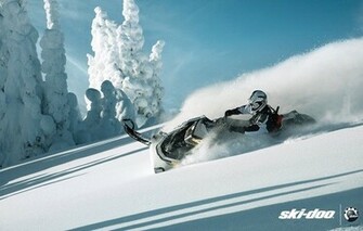 Snowmobile Brp Snow Sport Wallpaper