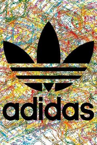 Creative Graffiti Adidas iPhone Wallpaper Background And Themes