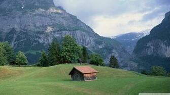 Mountain House Wallpaper