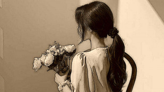 A Beautiful Vintage Girl With Charming Ethereal Look Wallpaper