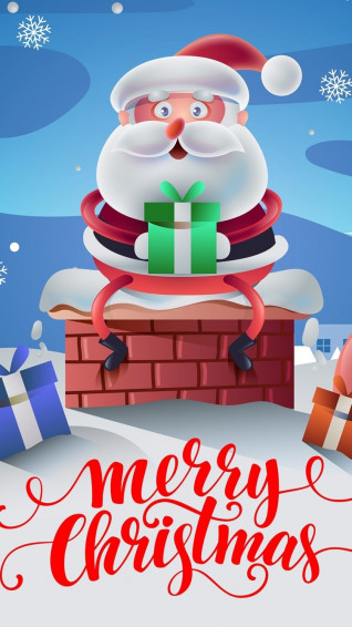 Wallpaper Id Holiday Christmas Phone Santa