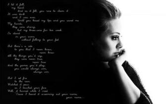 Words From The Song Set Fire To Rain Full HD